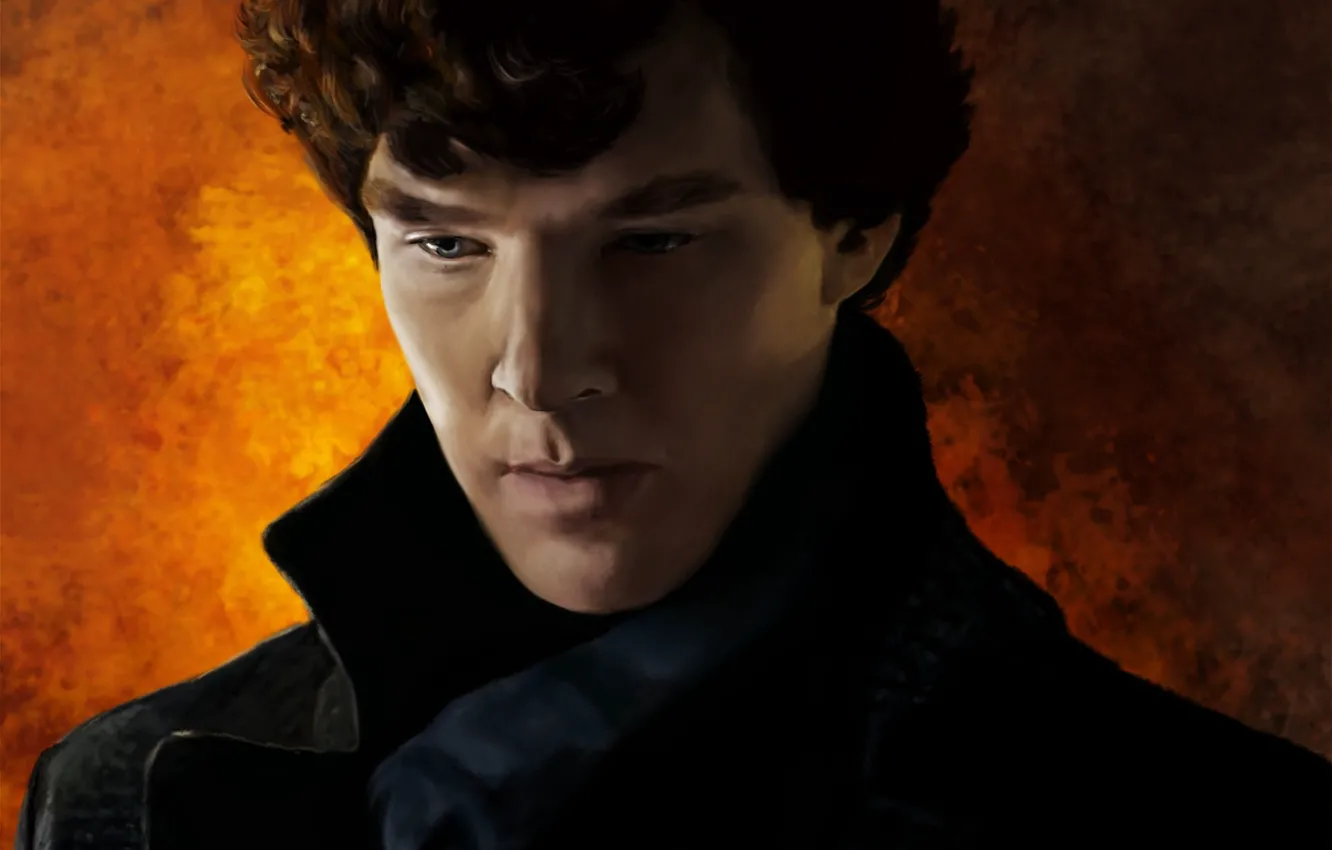 Фото обои арт, сериал, Sherlock, Sherlock BBC, Sherlock Holmes, Sherlock (сериал), by beth193