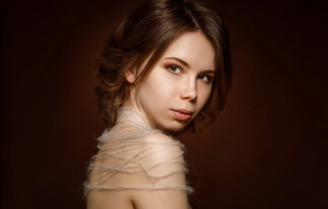 Фото обои взгляд, портрет, Natalie, Ксения Сергеева, Sergeeva Kseniya