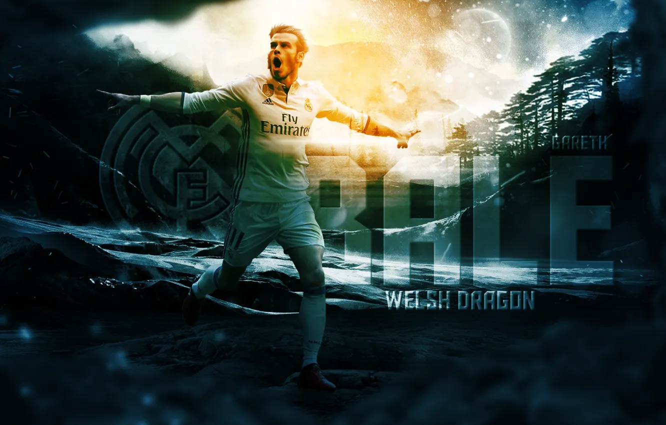 Фото обои wallpaper, sport, football, player, Gareth Bale, Real Madrid CF