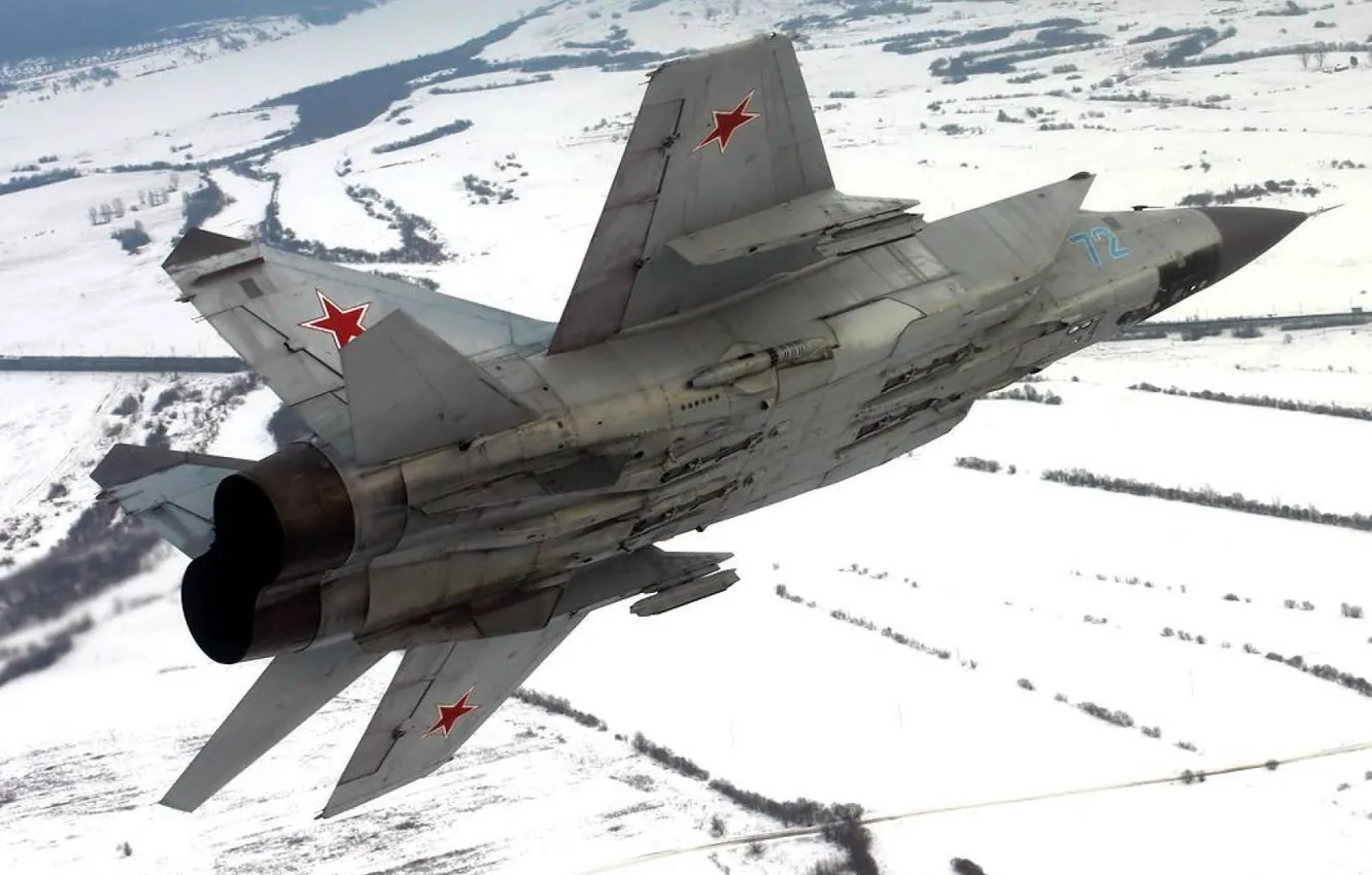 Фото обои зима, снег, полет, высота, крыло, Истребитель, Двигатель, Россия