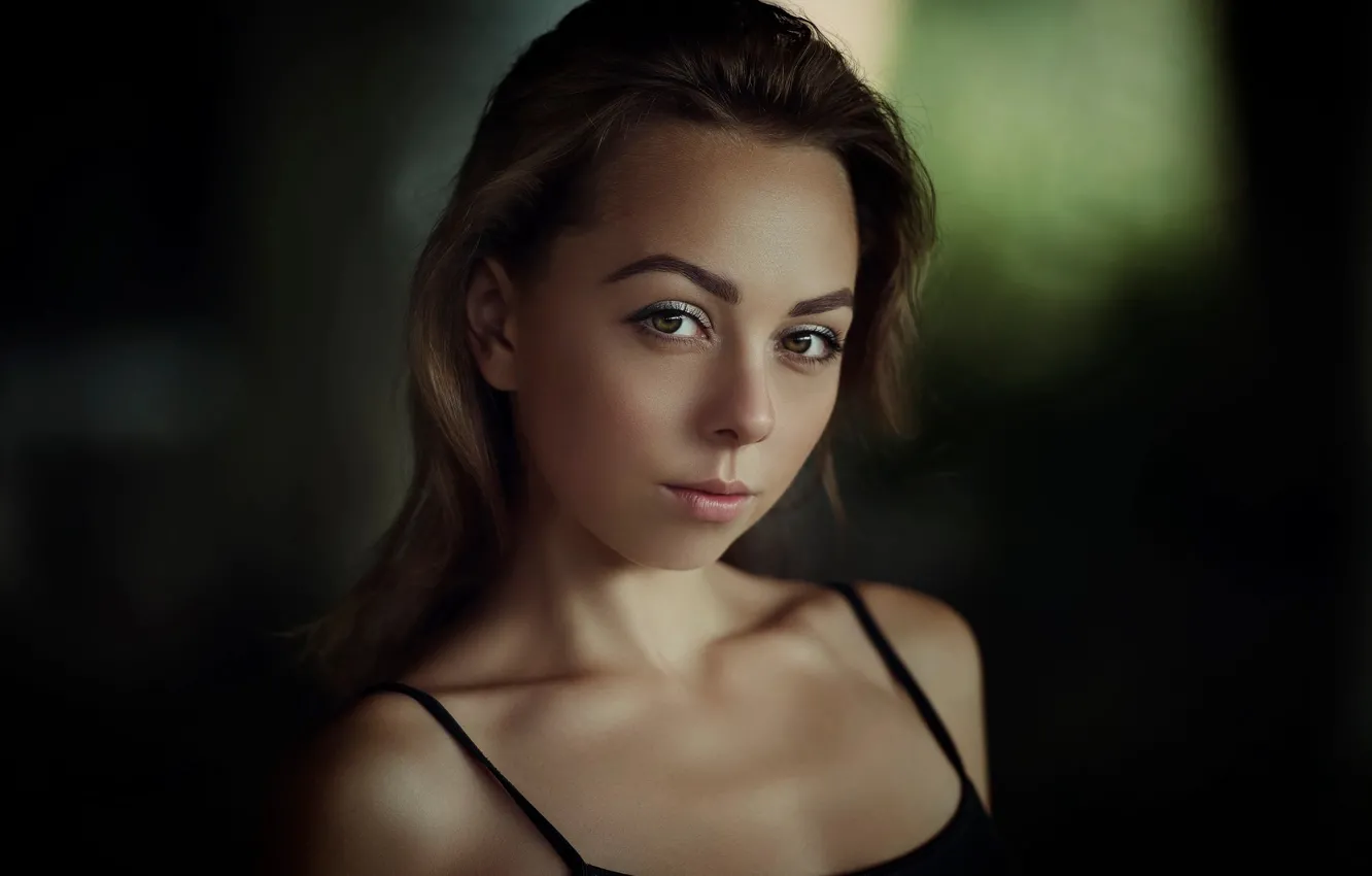Фото обои взгляд, девушка, портрет, Yuri Egoroff