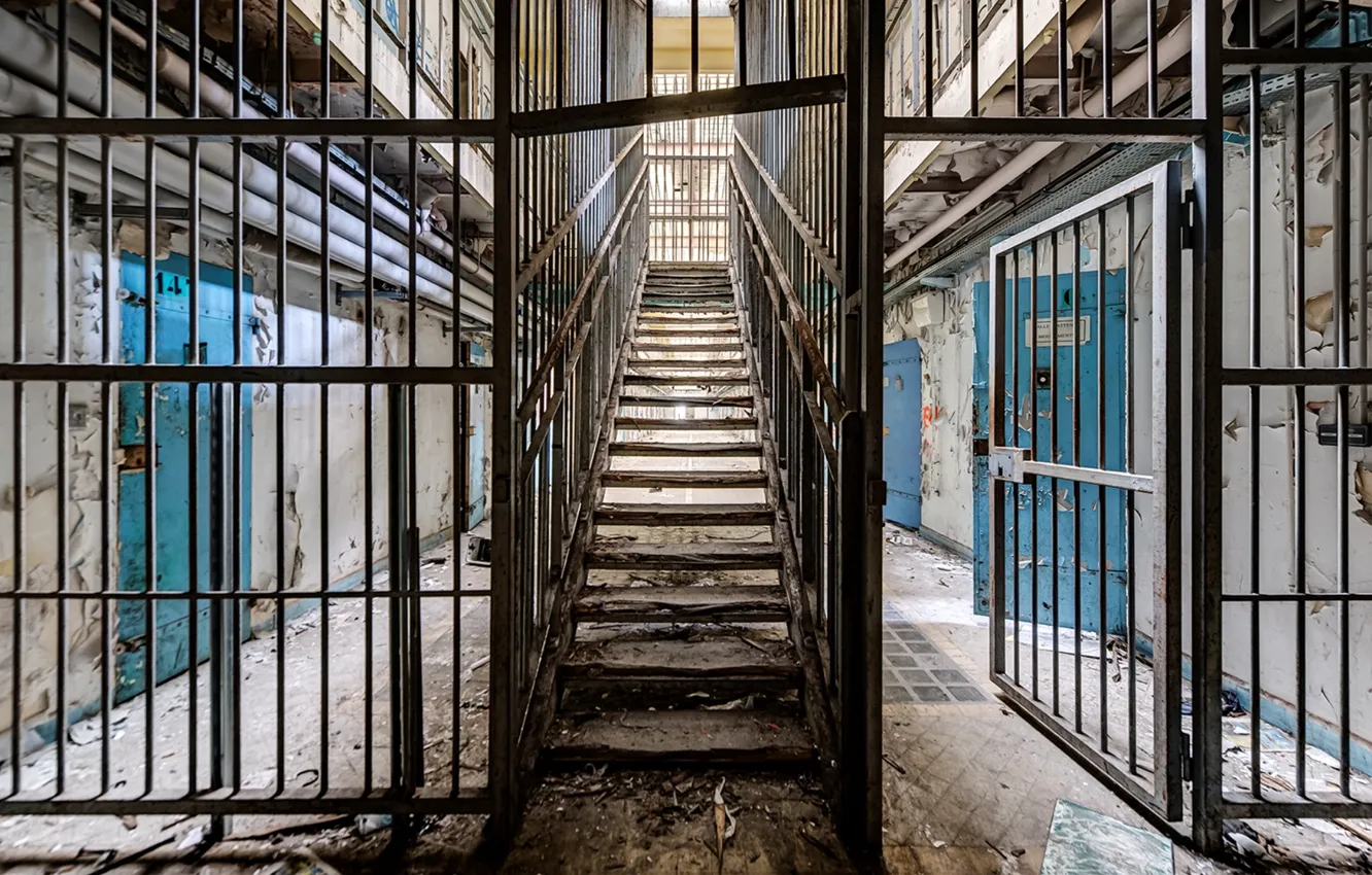 Фото обои интерьер, камеры, тюрьма