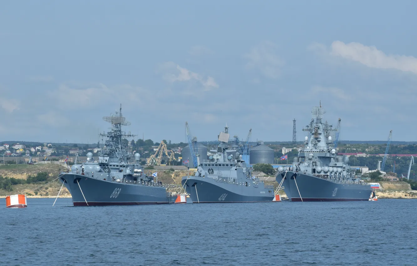 Фото обои москва, корабли, черноморский флот, пытливый, адмирал григорович