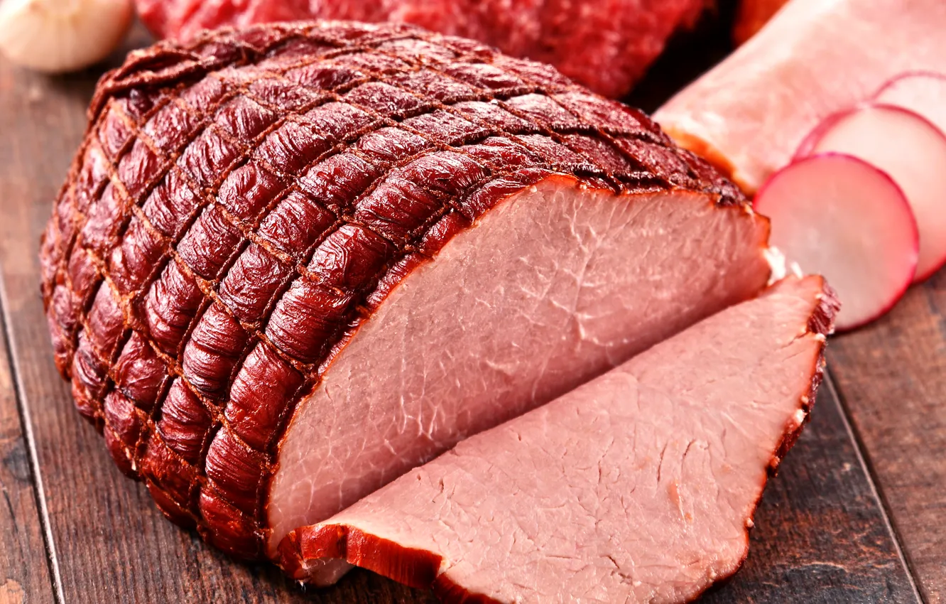Фото обои мясо, Meat, ветчина, Ham