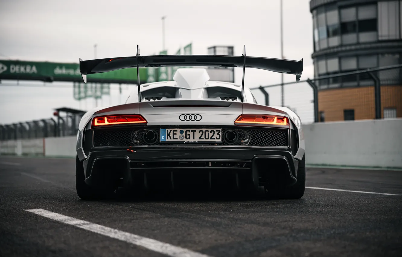 Фото обои Audi, rear, R8, ABT XGT, ABT Audi R8