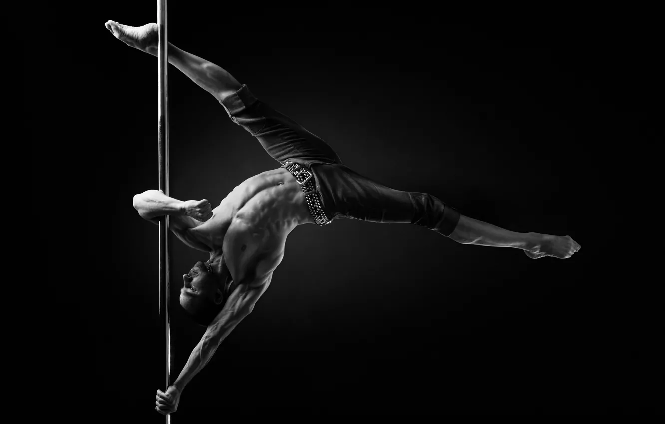 Фото обои figure, muscles, Pole dance, herculaneum