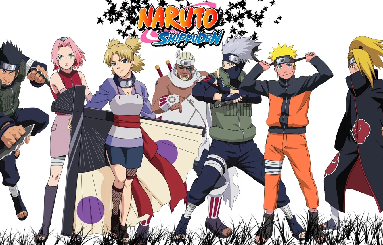 Фото обои Sakura, naruto, Deidara, Hatake Kakashi