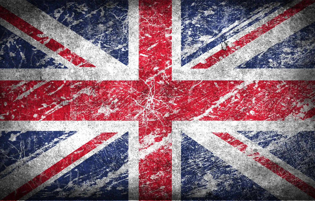 Фото обои Англия, текстура, флаг