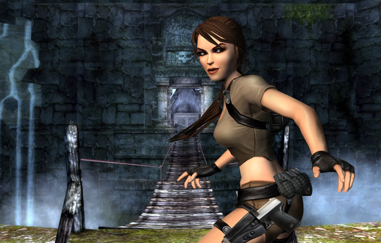 Фото обои Tomb Raider, Lara Croft, Tomb Raider Legend