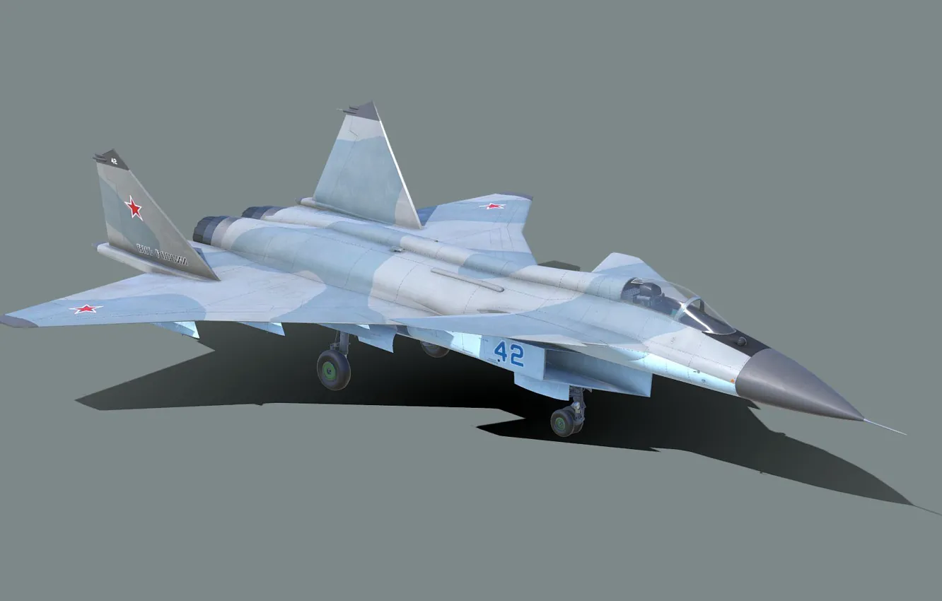 Фото обои СССР, ОКБ МиГ, Экспериментальный самолёт, Тим Самедов, МиГ-1.42