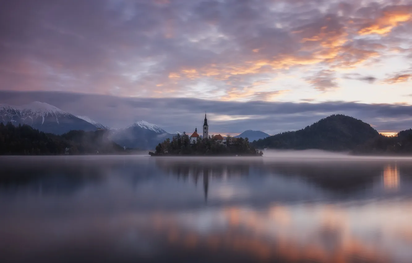 Фото обои Slovenia, Mlino, Občina Bled