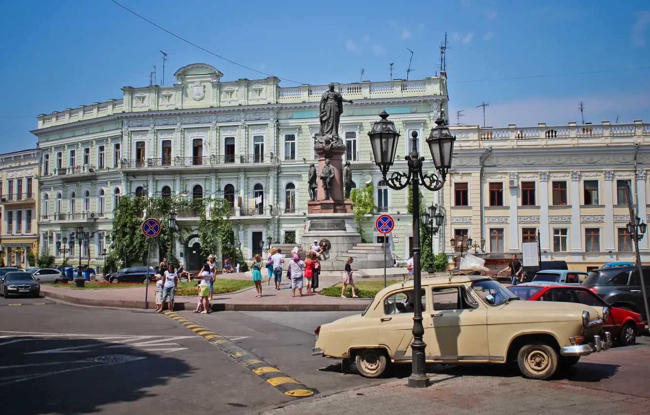 Фото обои Украина, GAZ-21, Odessa