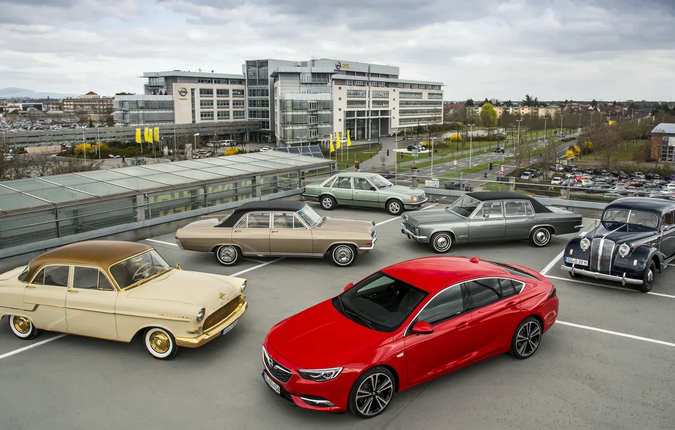 Фото обои Ретро, Opel, Автомобили