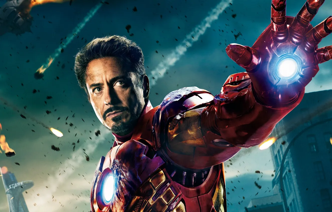 Фото обои Robert Downey Jr, железный человек, Роберт Дауни мл, Мстители, The Avengers