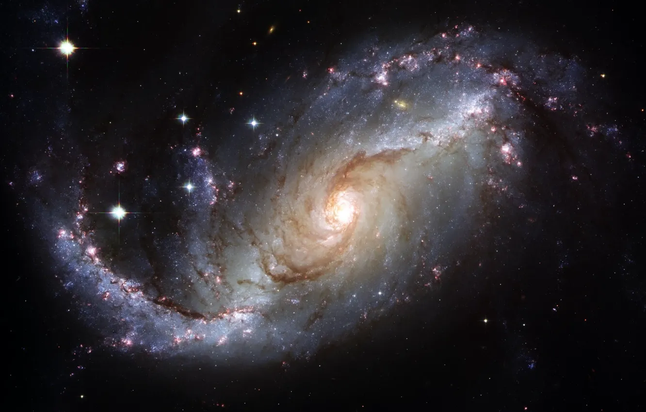 Фото обои звезды, спираль, Галактика