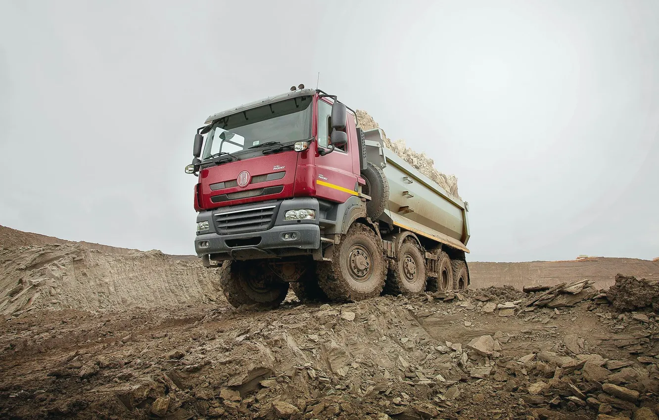 Фото обои Phoenix, 8x8, Tatra, Dump Truck