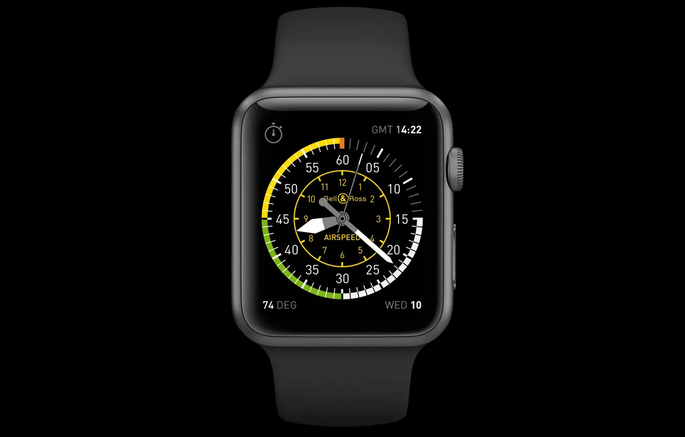 Фото обои Apple, часы, Часы, Калифорния, матрица, меню, iOS, Retina