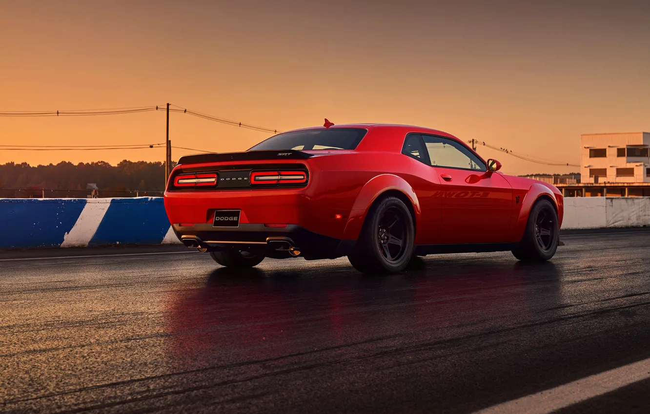 Фото обои Dodge, Challenger, muscle car, Dodge Challenger SRT Demon