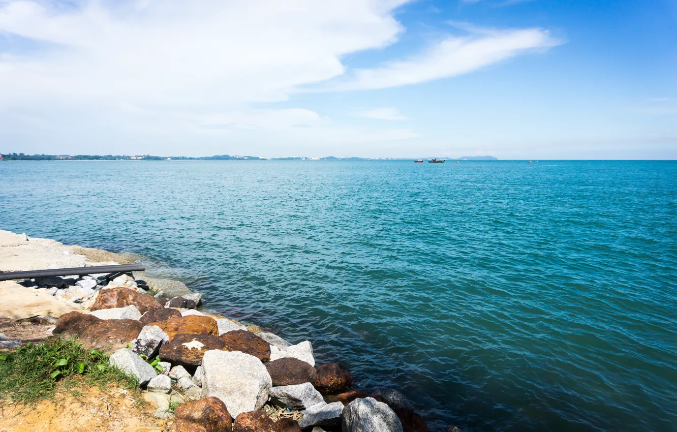Фото обои sea, blue, port, malaysia, relaxing, port dickson, dickson