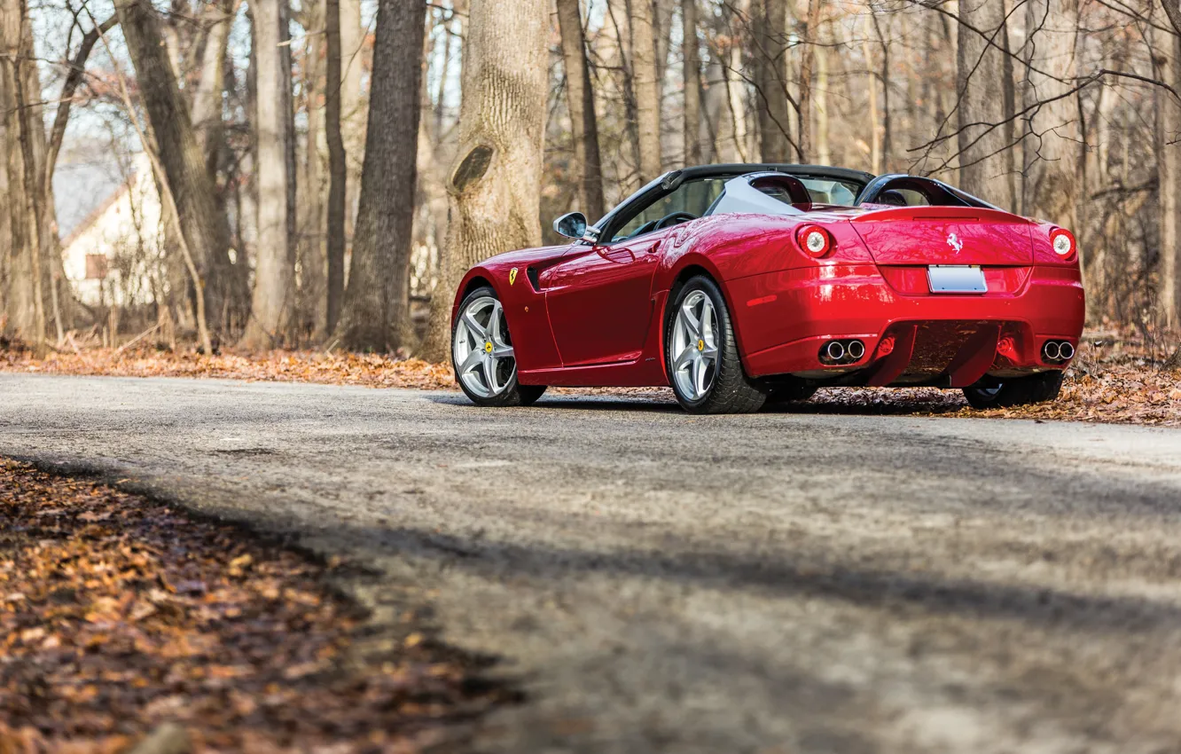 Фото обои Ferrari, SA Aperta, rear view, Ferrari SA Aperta