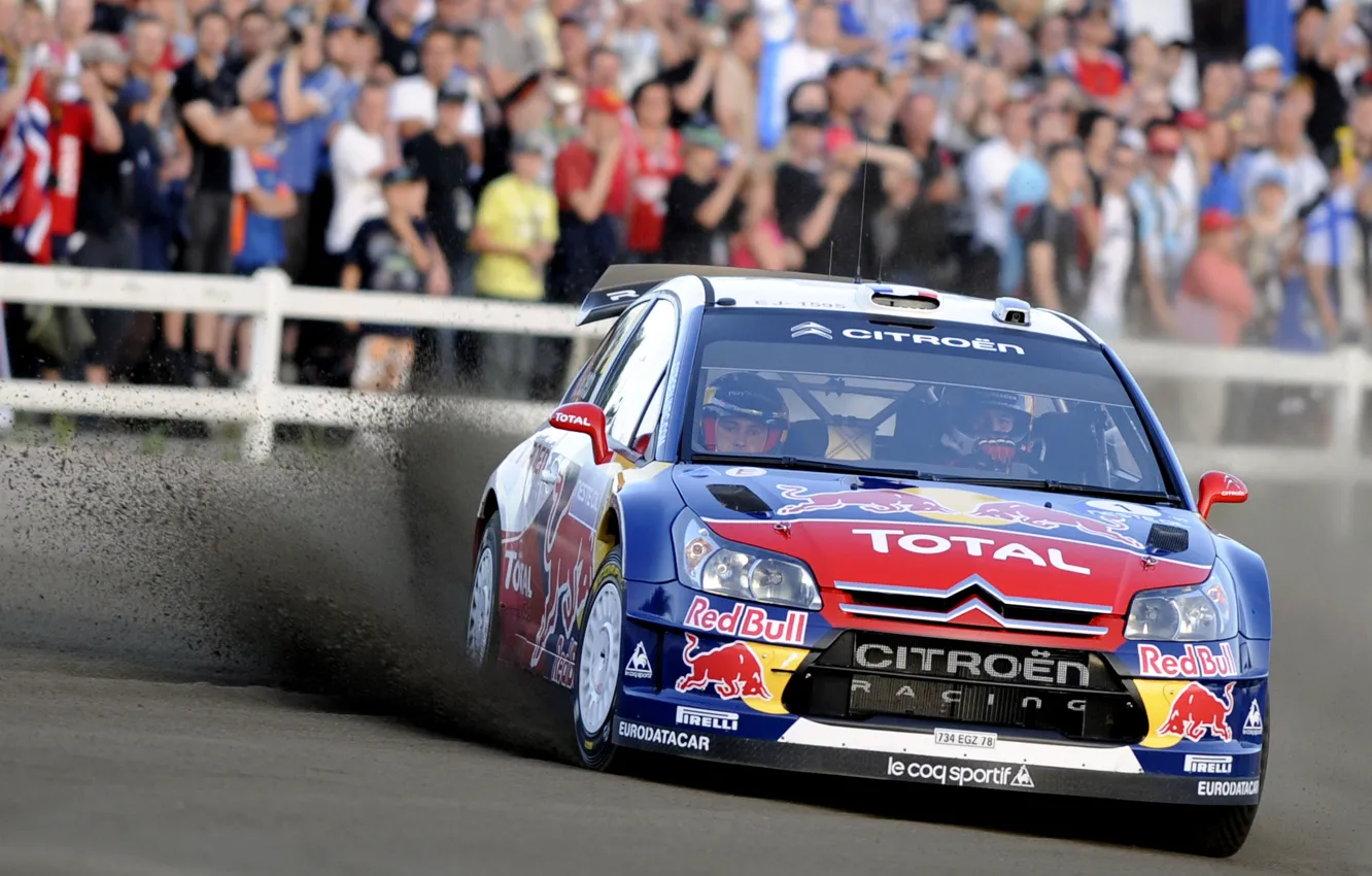 Фото обои Спорт, Люди, Ситроен, Гонщик, Citroen, Rally, Ралли, Sebastien Loeb