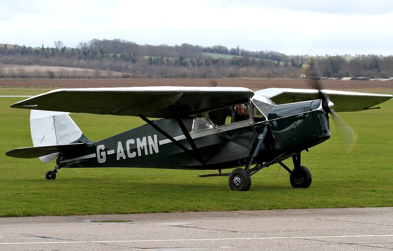 Фото обои самолет, легкий, британский, многоцелевой, DH.85, Leopard Moth