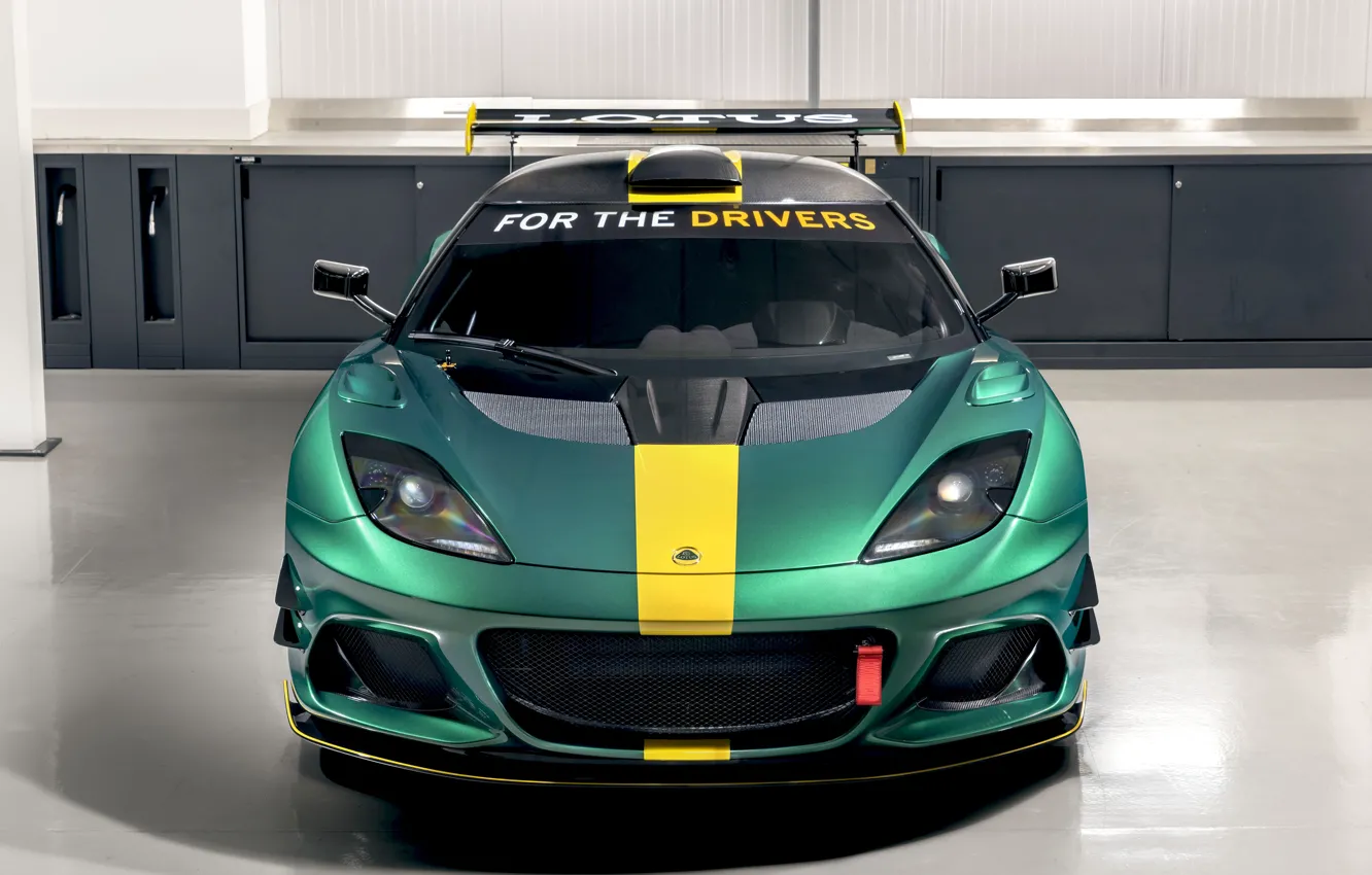 Фото обои Concept, Lotus, вид спереди, Evora, GT4, 2019