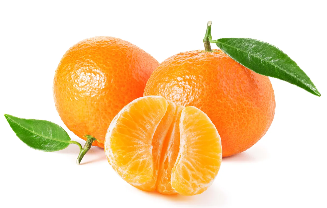 Фото обои white, sweet, tropical, tangerine, whole, vegetarian, vitamin