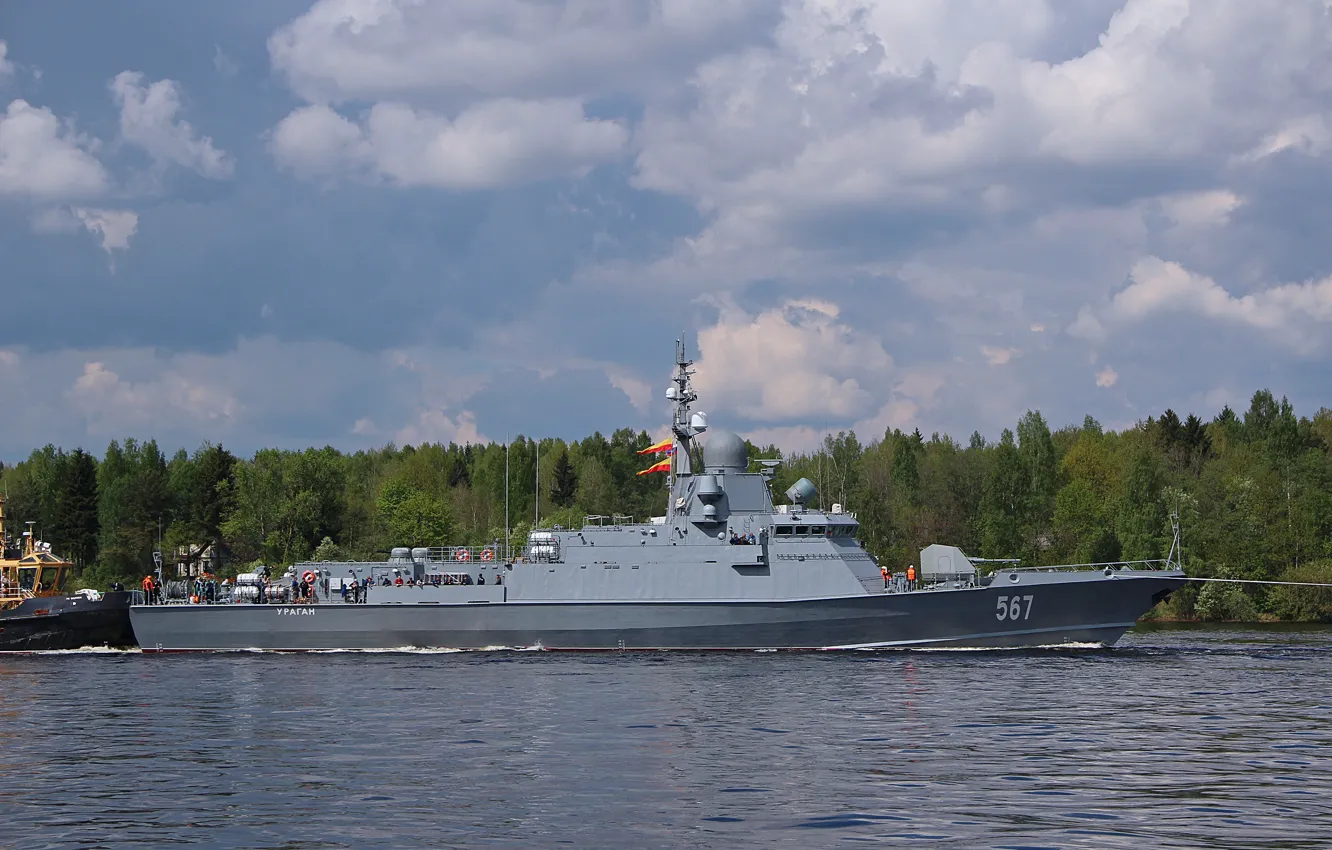 Фото обои ураган, ракетный корабль, каракурт