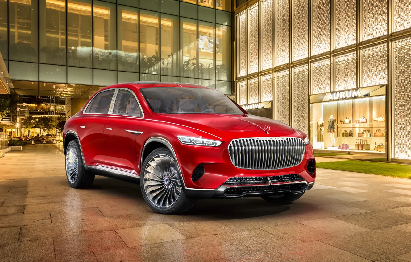 Фото обои Mercedes-Benz, Vision, Maybach, 2018, Mercedes-Maybach, электрокроссовер, Ultimate Luxury