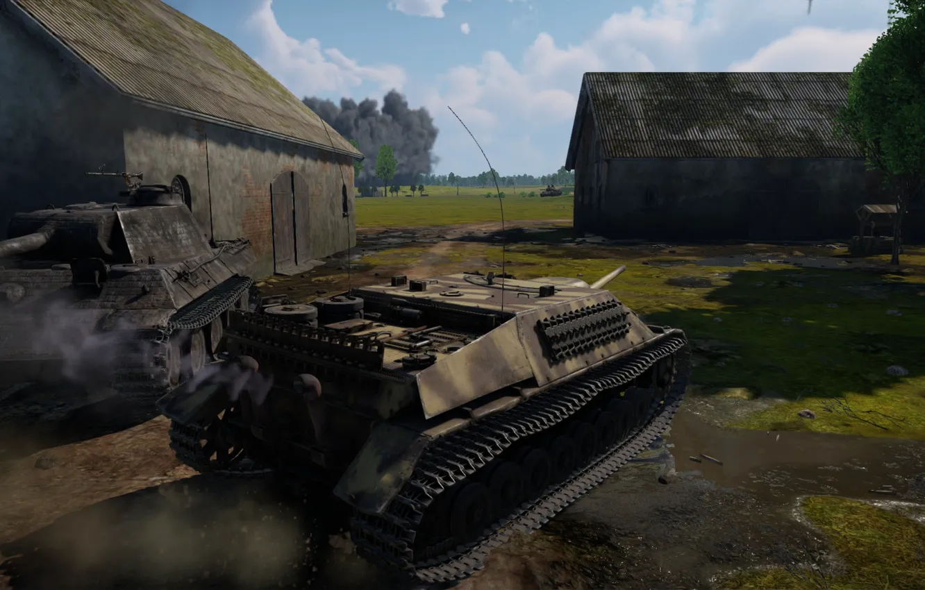 Фото обои War Thunder, jagdpanzer, self-defense