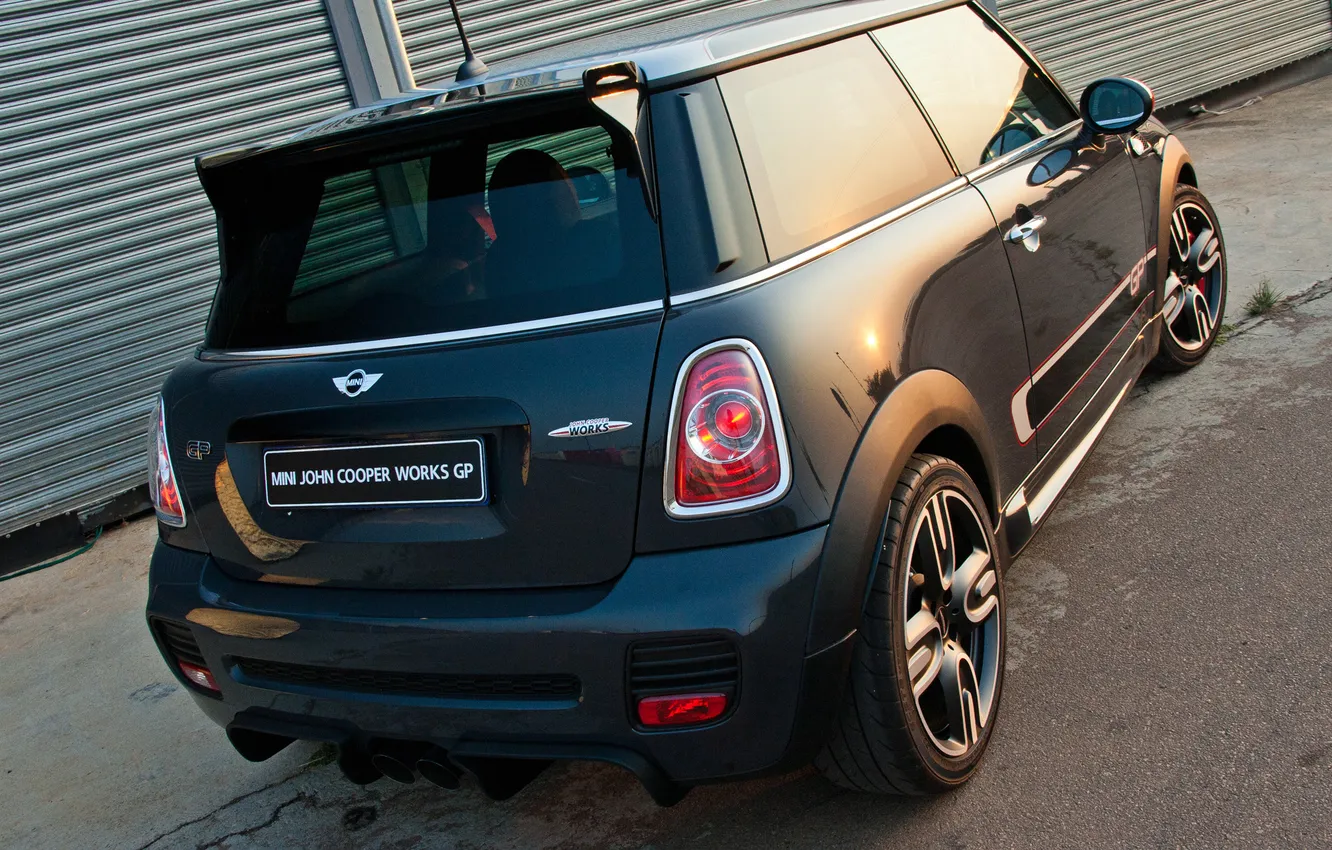 Фото обои авто, обои, вид сзади, MINI, John Cooper Works