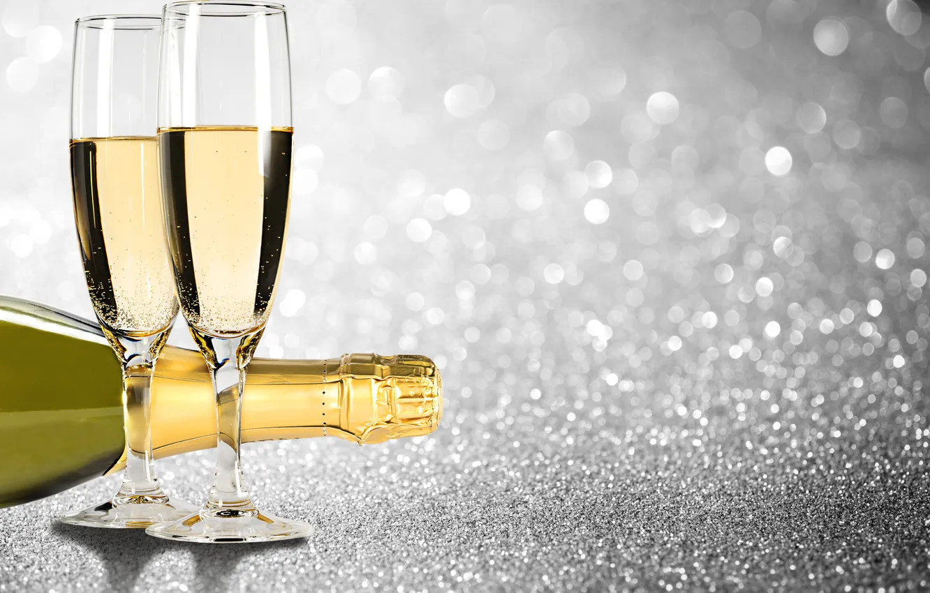 Фото обои bubbles, celebration, champagne, bottle, cheers