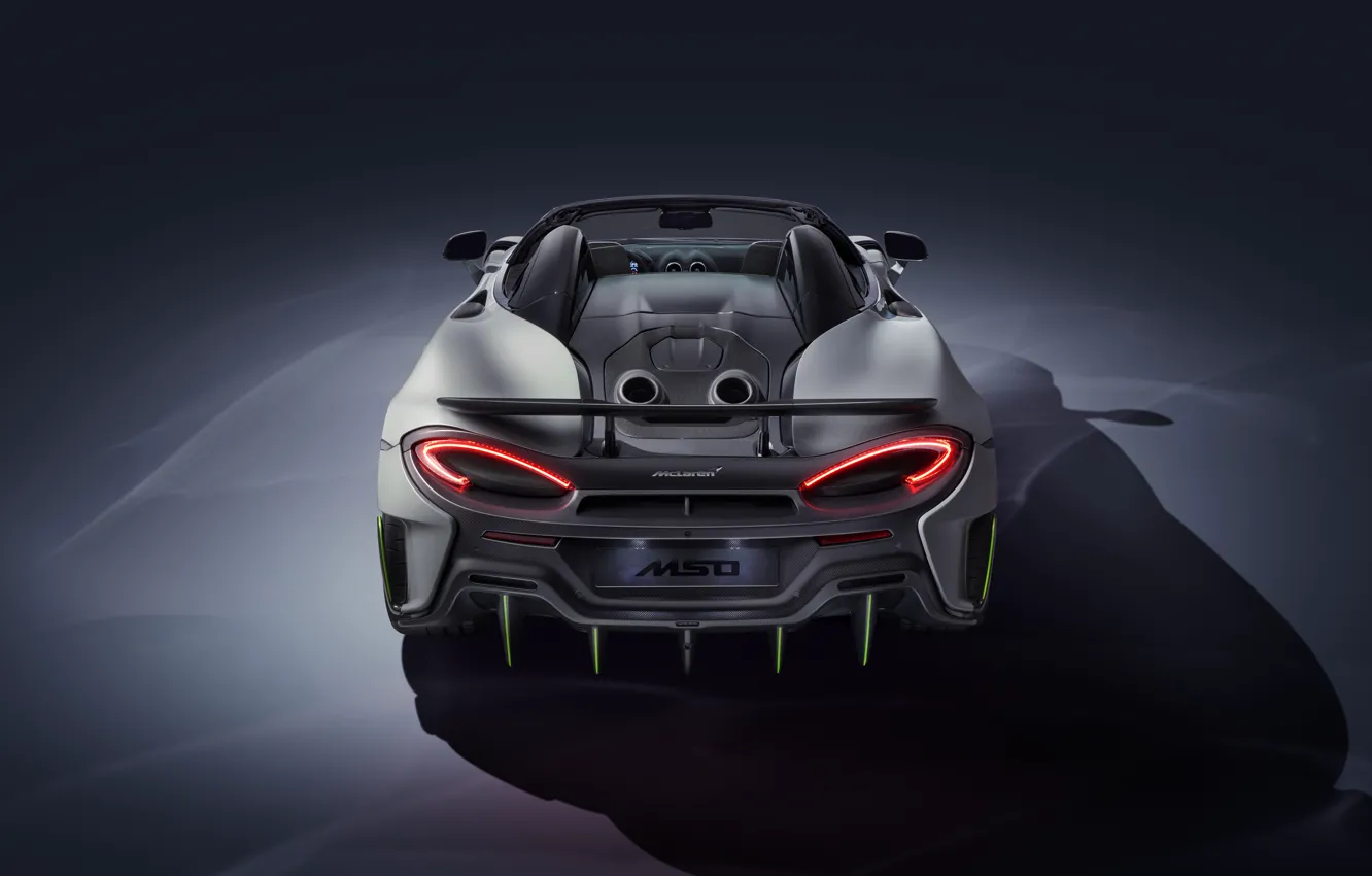 Фото обои McLaren, суперкар, вид сзади, Spider, MSO, 2019, 600LT