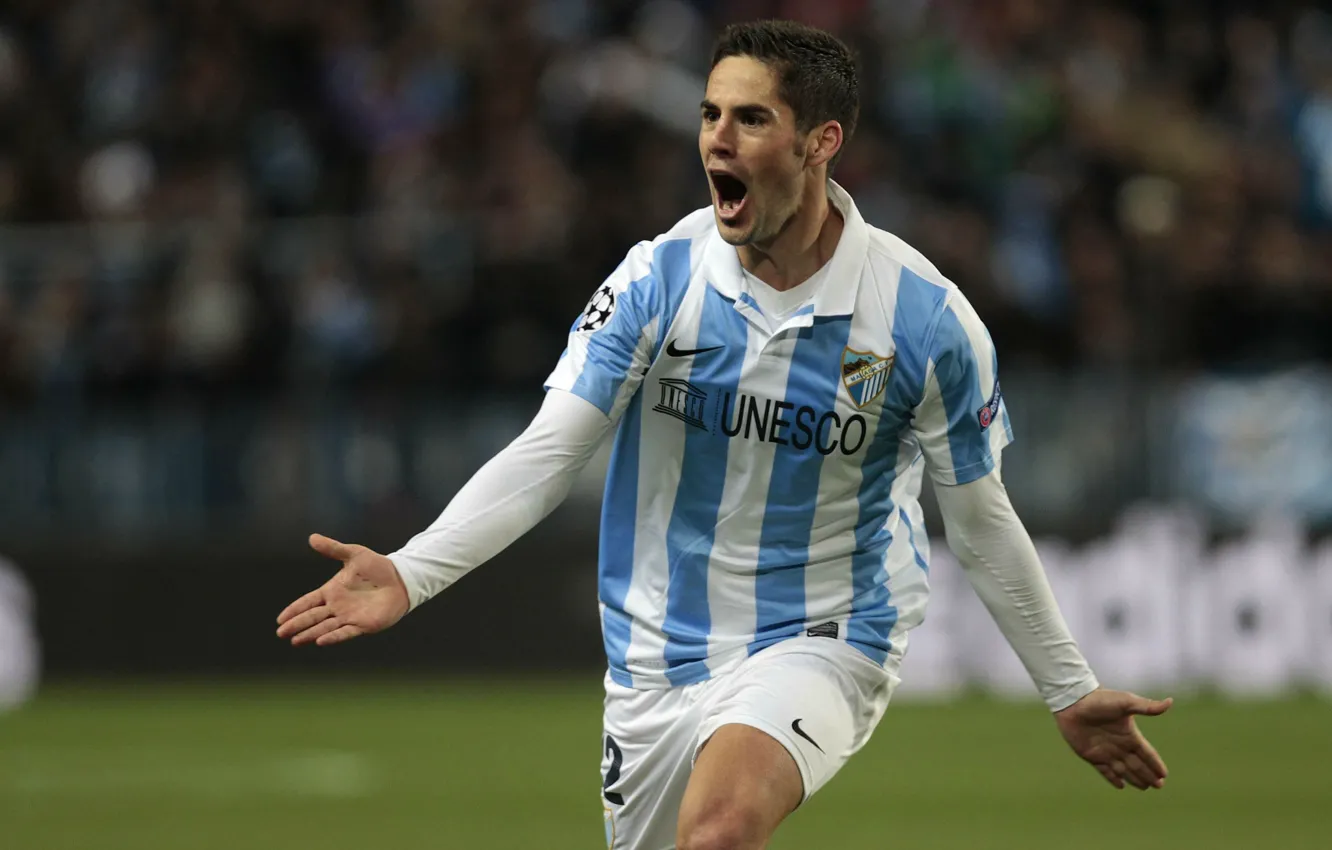 Фото обои Спорт, Футбол, football, Spain, Талант, Малага, isco, Иско