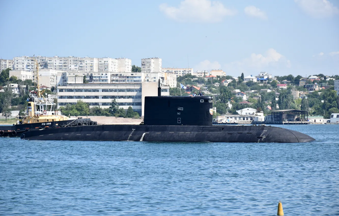 Фото обои лодка, подводная, дизельная, черноморский флот, краснодар, проект 636.3