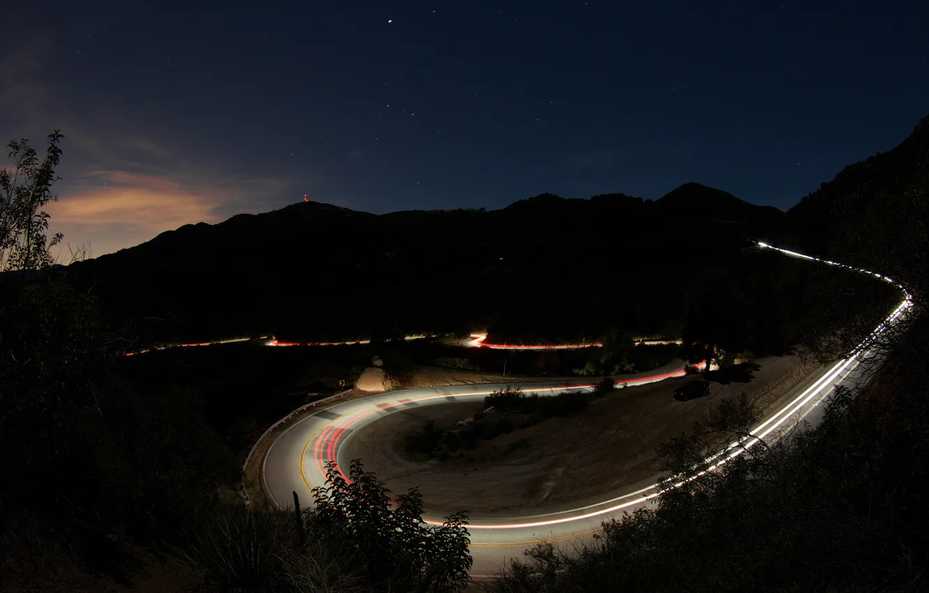 Фото обои USA, Mulholland Canyon, Malibu California