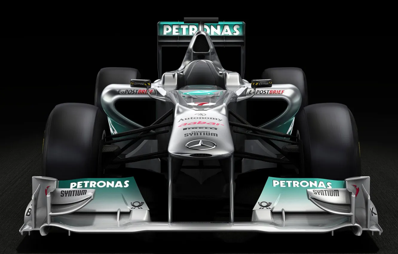 Фото обои Мерседес, Mercedes, One, Formula, Болид, Team, Petronas, Формулы-1