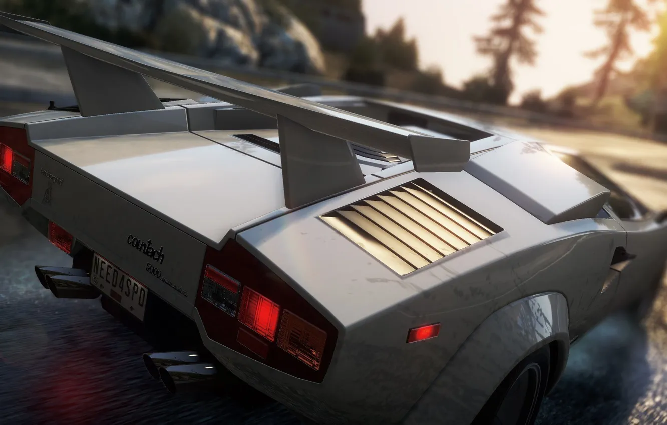 Фото обои спорткар, классика, need for speed most wanted 2, Lamborghini Countach QV5000