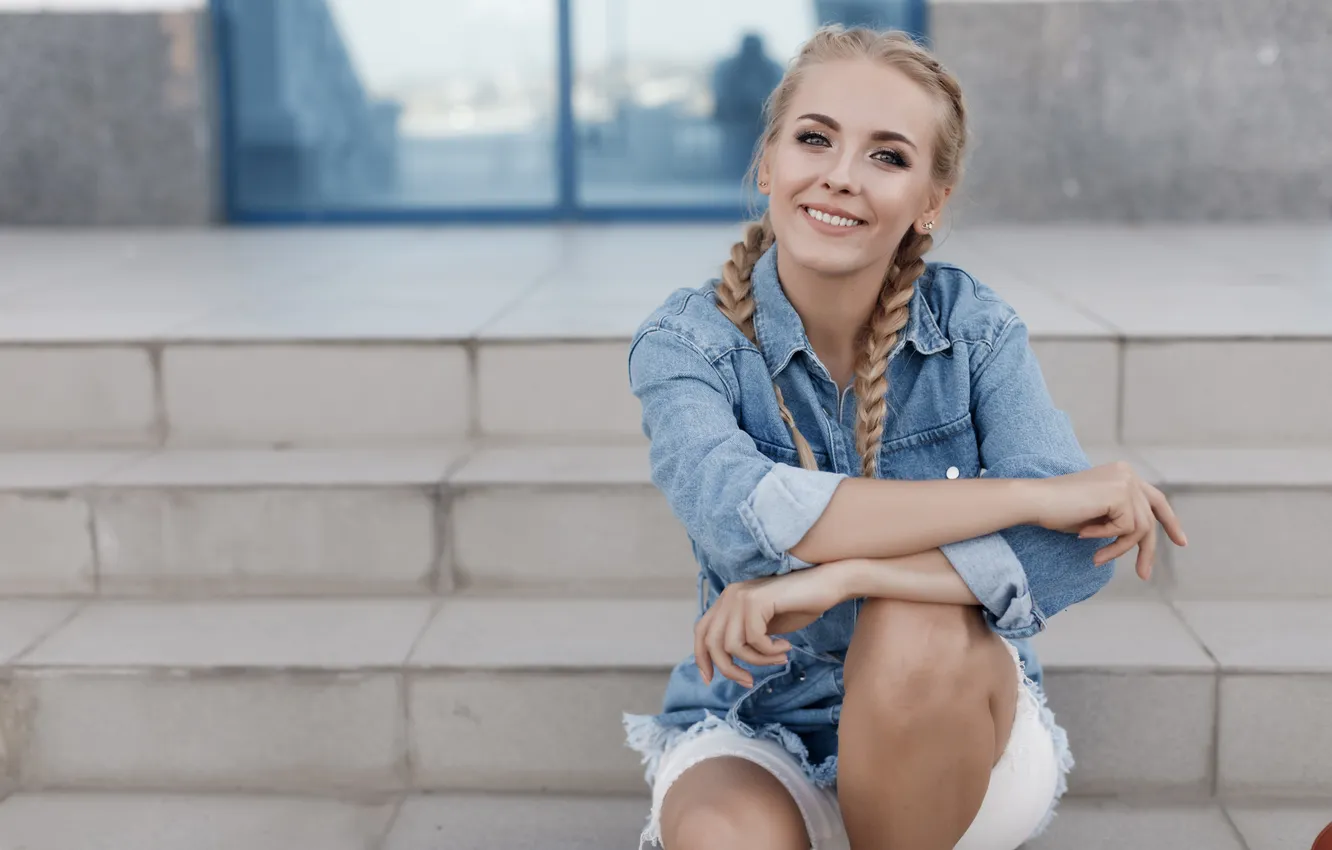 Фото обои woman, young, cute, outdoor