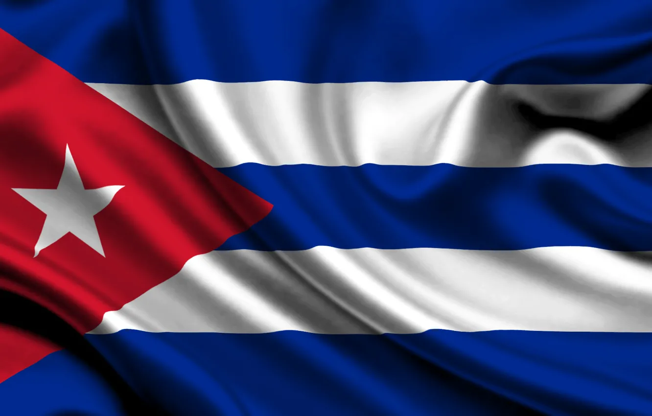 Фото обои флаг, Куба, cuba