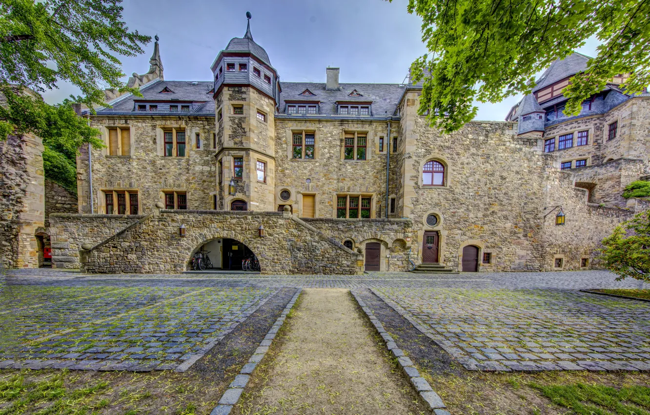 Фото обои замок, Германия, Альцай, Burg Alzey