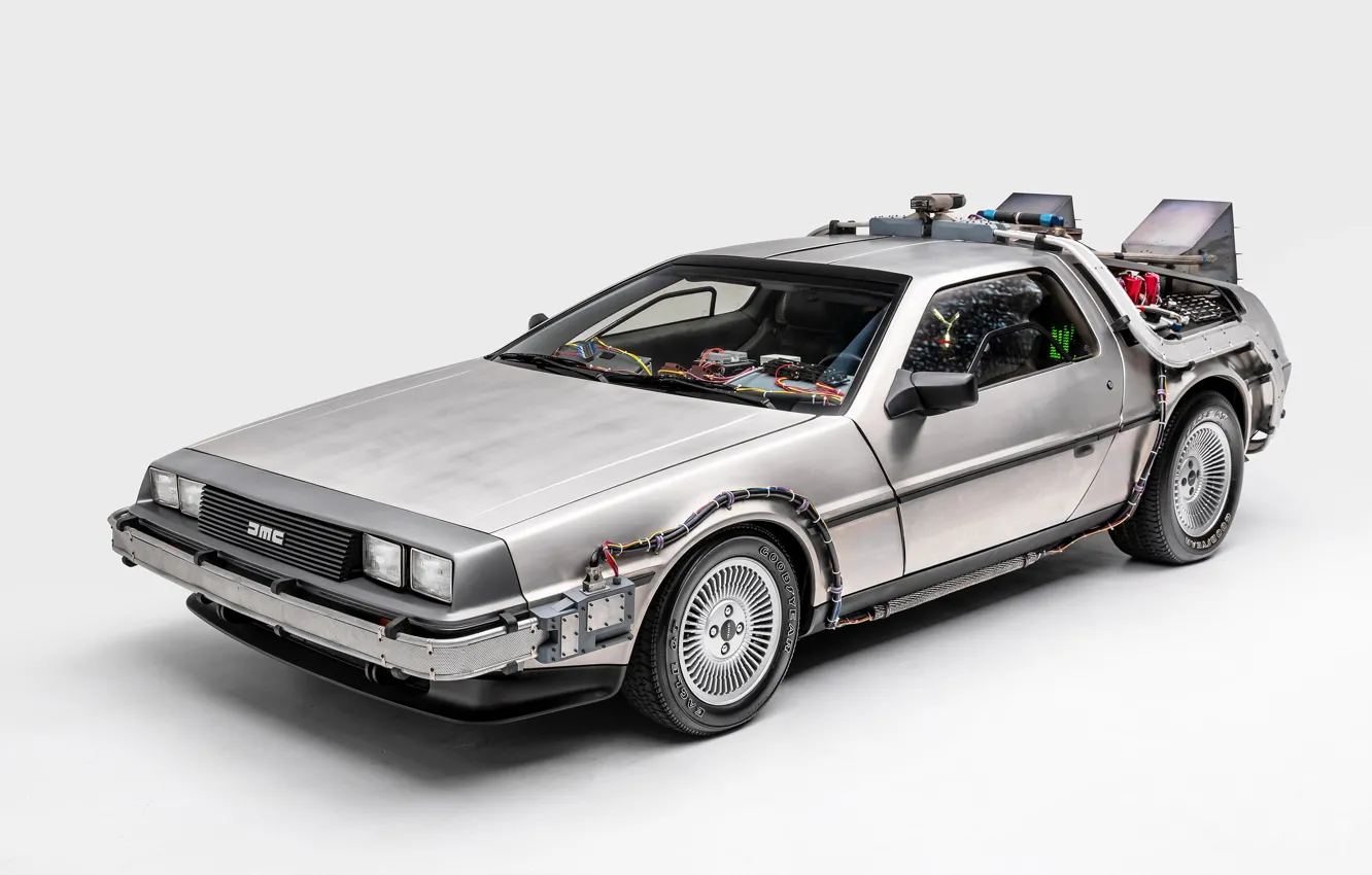 Фото обои DeLorean DMC-12, Back to the Future, Назад в Будущее, Vehicles