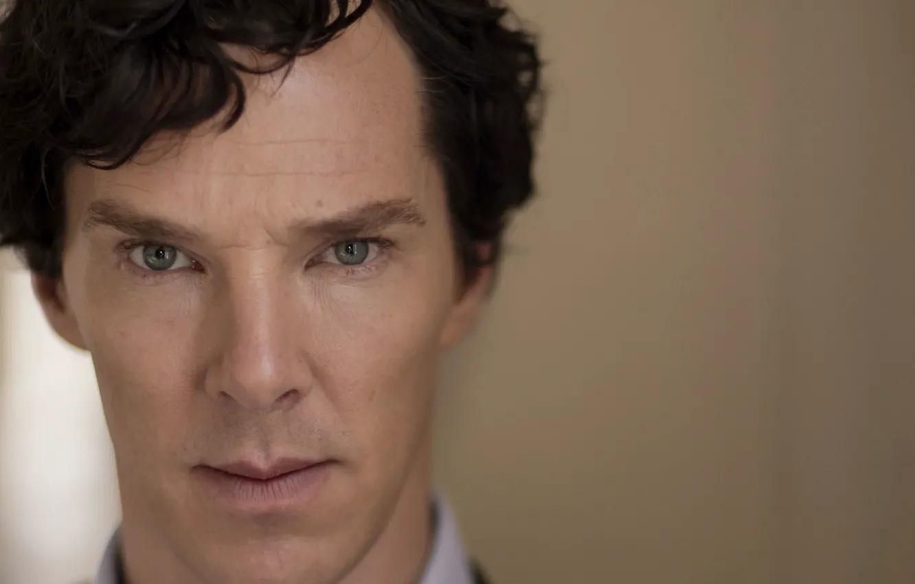 Фото обои взгляд, Шерлок Холмс, Бенедикт Камбербэтч, Sherlock, Sherlock BBC, Sherlock Holmes, Sherlock (сериал)