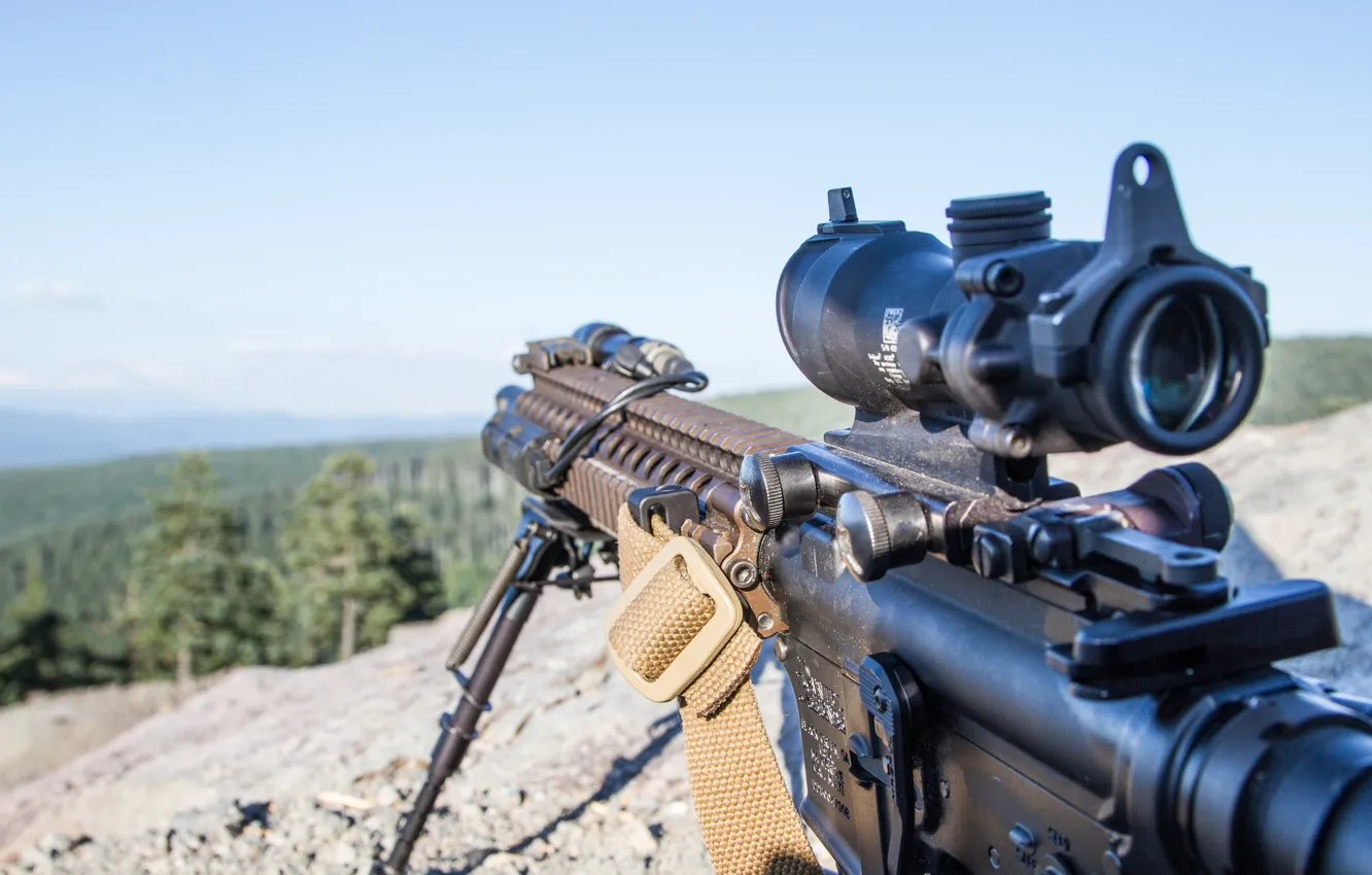 Фото обои винтовка, штурмовая, assault rifle, AR-15