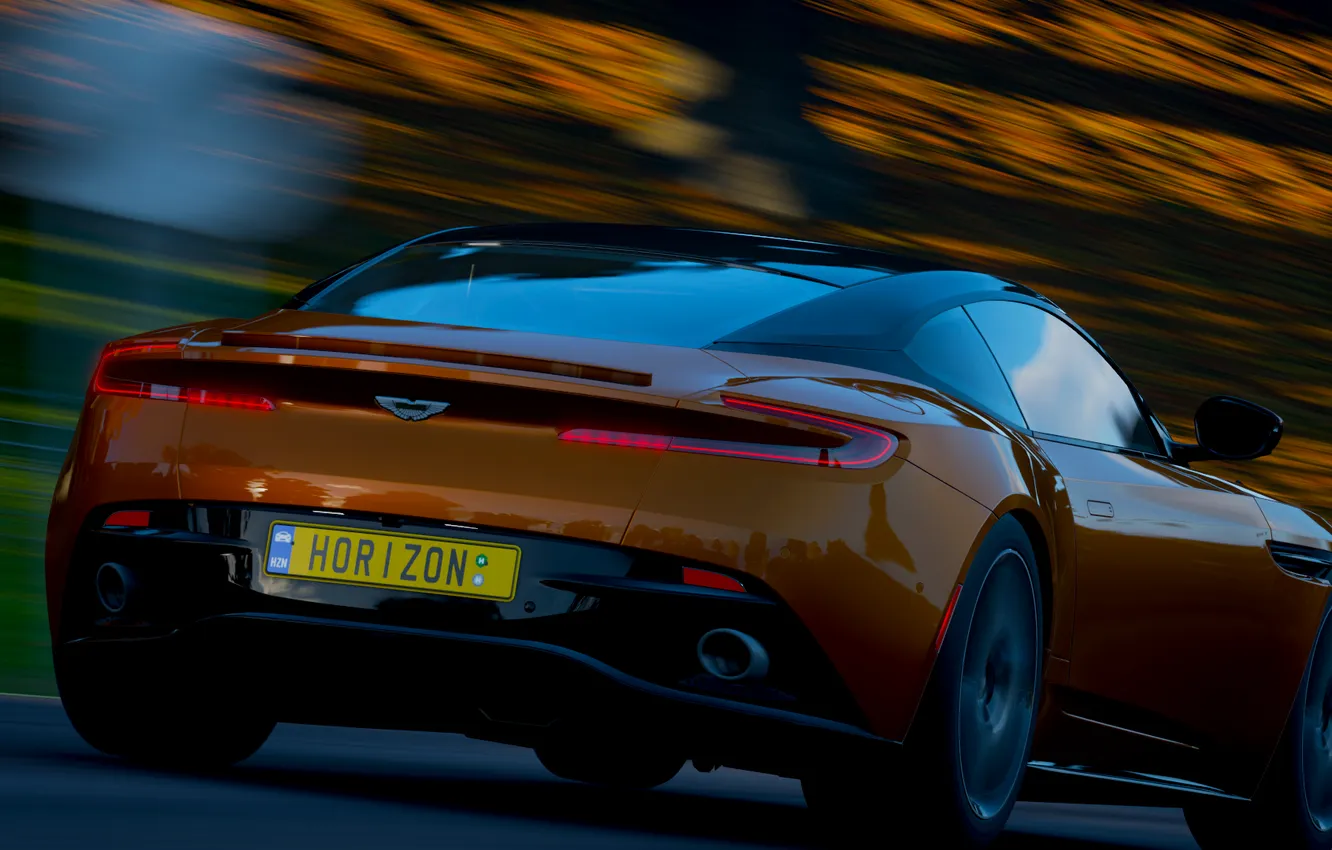 Фото обои Aston Martin, Horizon, Астон Мартин, Forza, DB11, Aston Martin DB11, Forza Horizon 4, Форза