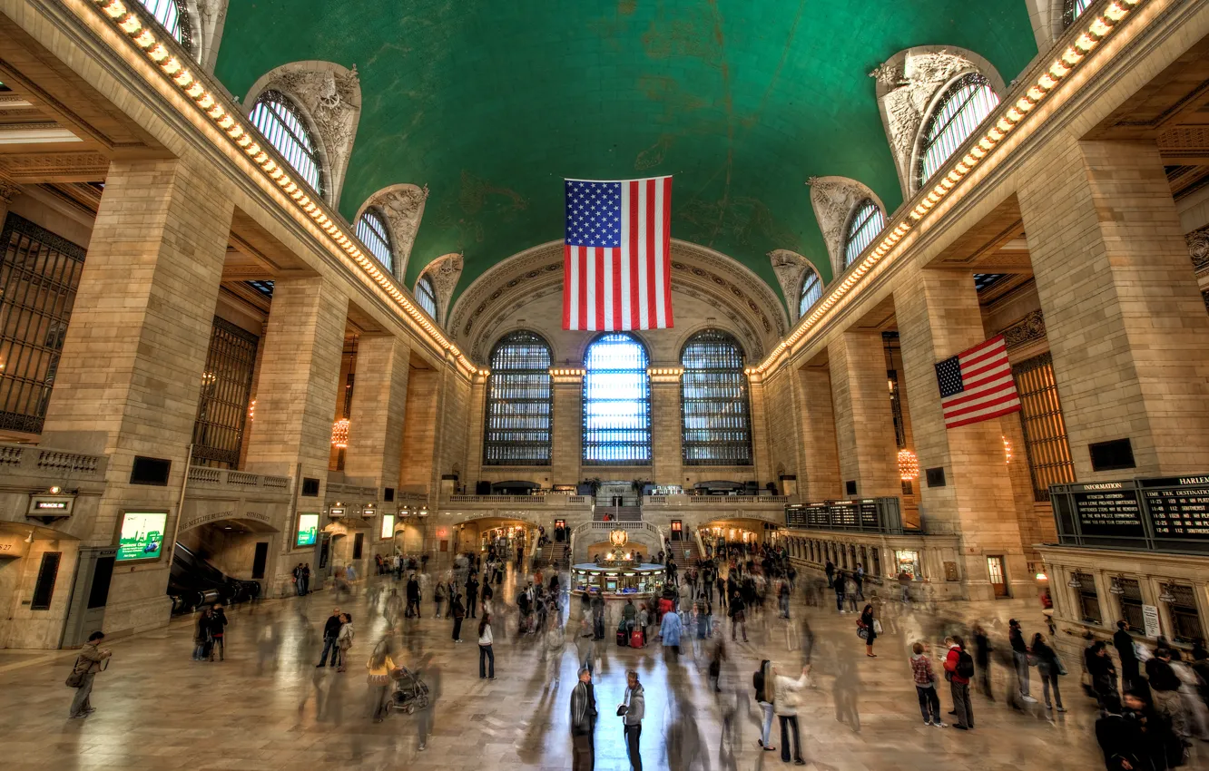 Фото обои США, Нью Йорк, Grand Central Terminal