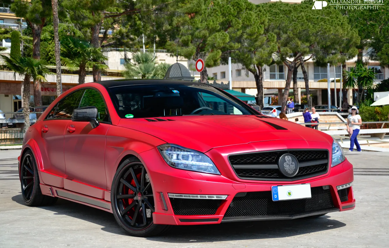 Фото обои Mercedes, Benz, AMG, CLS63