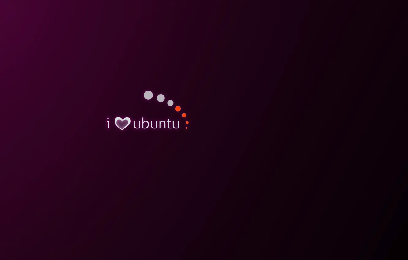 Фото обои сердце, linux, ubuntu, линукс, убунту