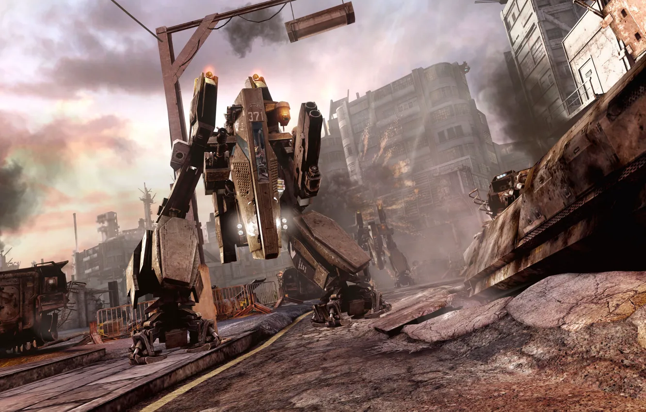 Фото обои killzone, mecha, helghast